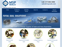 Tablet Screenshot of mspseals.com